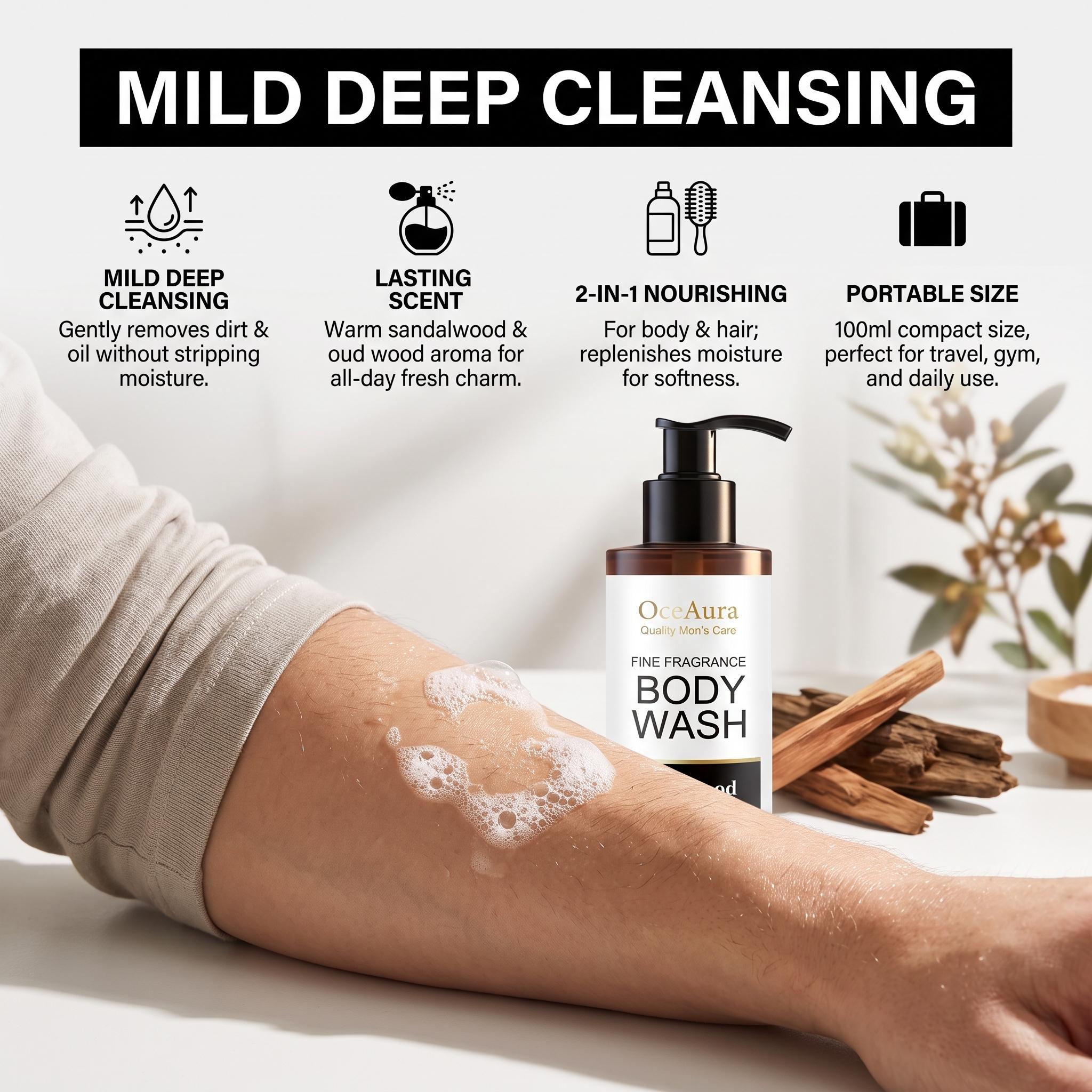 OceAura Sabun Mandi Kayu Cenda - Perfume Fragrance Lotion ulasan dan harga