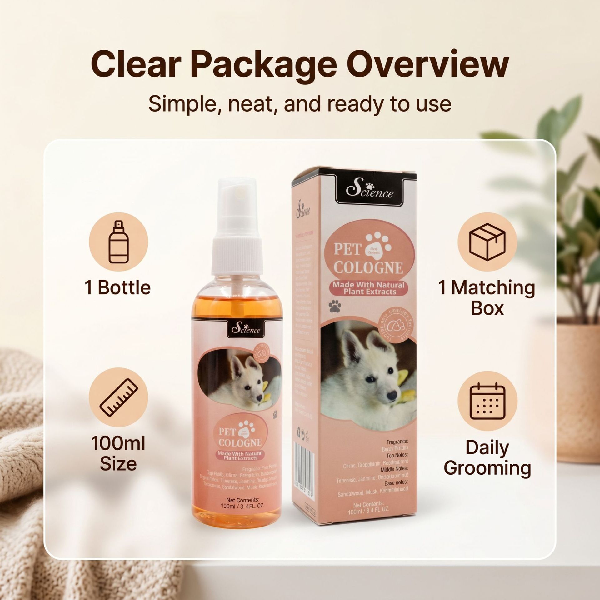 100 MLPet Semprotan Penghilang - Perfume Fragrance Shampoo ulasan dan harga